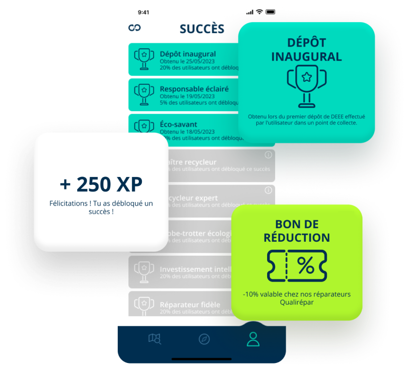 présentation de la fonctionnalité succès